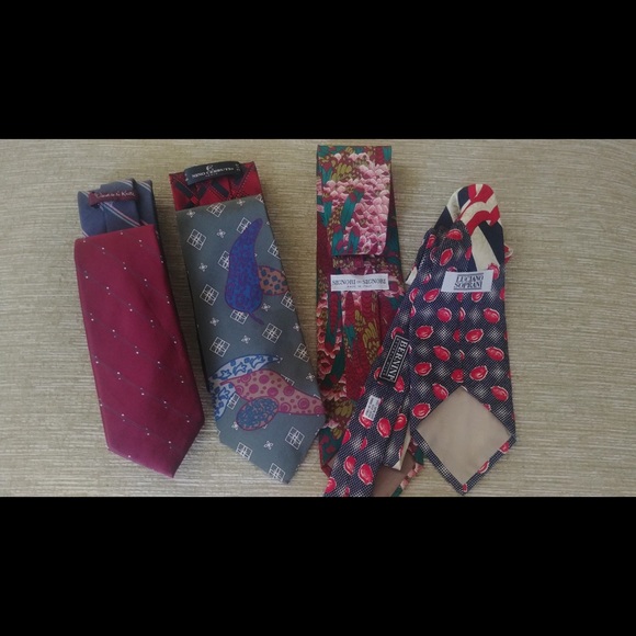 21 Designer Vintage Silk Ties BARGAIN!!! Armani+ - Picture 5 of 6